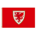 Red - Front - Wales Core Crest Flag