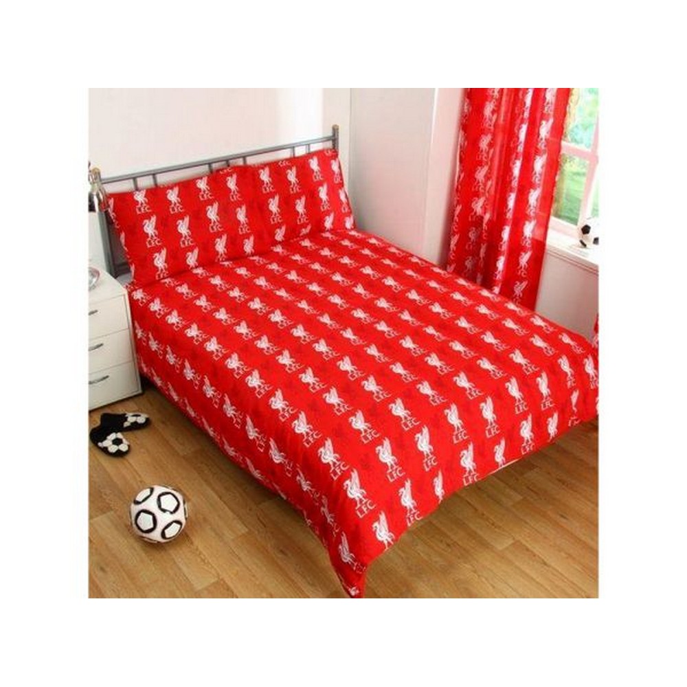 Red-White - Back - Liverpool FC Pulse Reversible Duvet Set