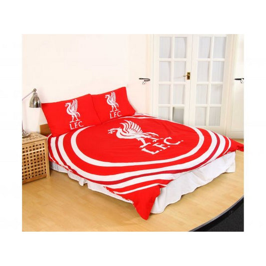 Red-White - Front - Liverpool FC Pulse Reversible Duvet Set