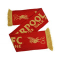 Red-Gold - Front - Liverpool FC Unisex Adult Knitted Jacquard Scarf
