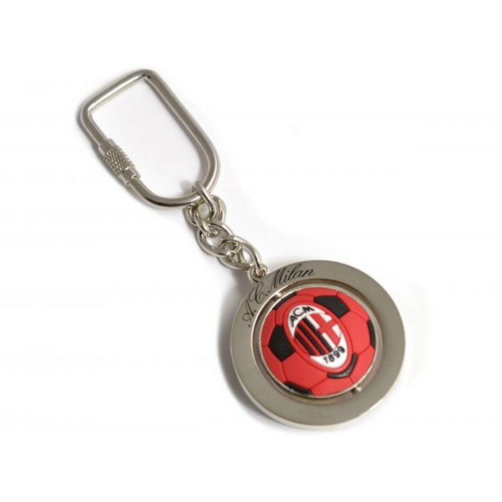 Black-Red-White - Back - AC Milan Crest Keyring