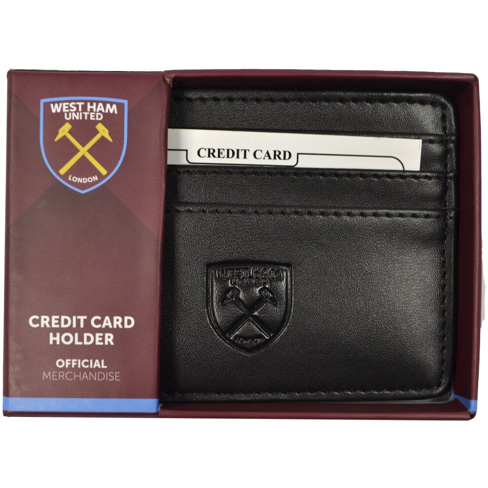 Black - Back - West Ham United FC Card Wallet