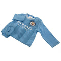 Sky Blue - Back - Manchester City FC Baby Sleepsuit