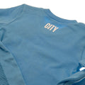 Sky Blue - Side - Manchester City FC Baby Sleepsuit