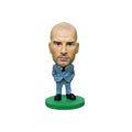 Grey-Black - Front - Manchester City FC Pep Guardiola SoccerStarz Football Figurine
