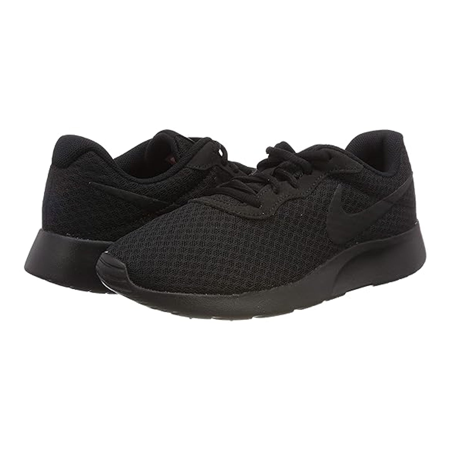 Black - Side - Nike Womens-Ladies Tanjun Trainers