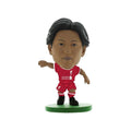 Red-Green - Front - Liverpool FC Takumi Minamino SoccerStarz Football Figurine