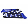 Blue-Navy-White - Front - Chelsea FC Official Football Jacquard Nero Design Scarf