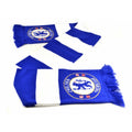 Blue-White - Front - Chelsea FC Official Football Jacquard Bar Scarf