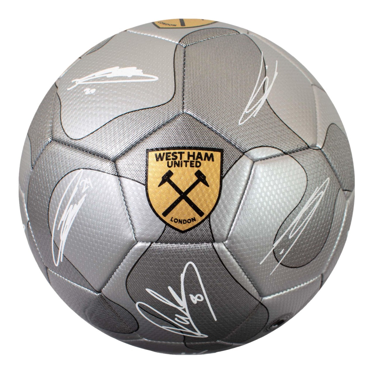 Silver-Yellow-White - Side - West Ham United FC Signature Camo Football