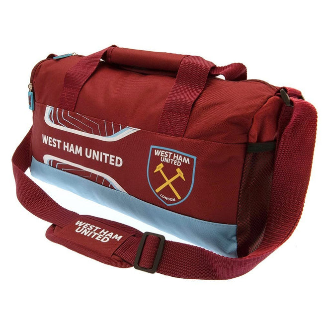 Claret Red-Sky Blue - Side - West Ham United FC Flash Duffle Bag