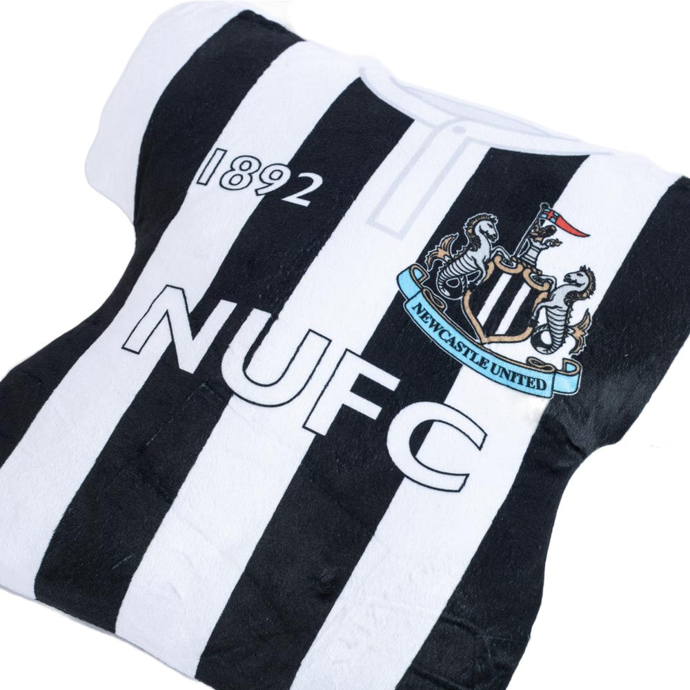 Black-White-Blue - Back - Newcastle United FC Retro Cushion
