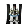 White-Black - Front - Newcastle United FC Fleece Blanket