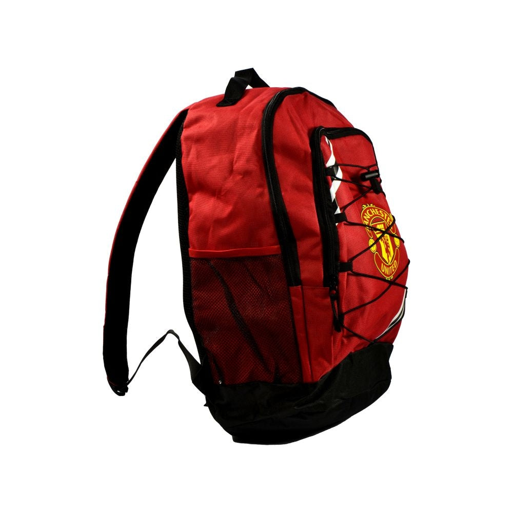 Red - Side - Manchester United FC Core Stripe Backpack