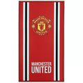 Red-White - Front - Manchester United FC Core Stripe Towel