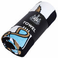 Black-White-Blue-Gold - Back - Newcastle United FC Towel