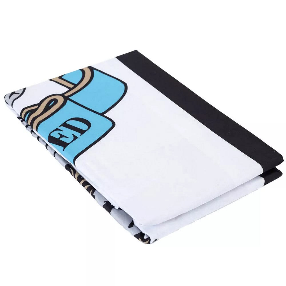 Black-White-Blue-Gold - Back - Newcastle United FC Duvet Set