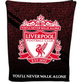 Red-Black - Front - Liverpool FC Fleece Blanket