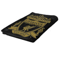 Black-Gold - Back - Liverpool FC Fleece Crest Blanket