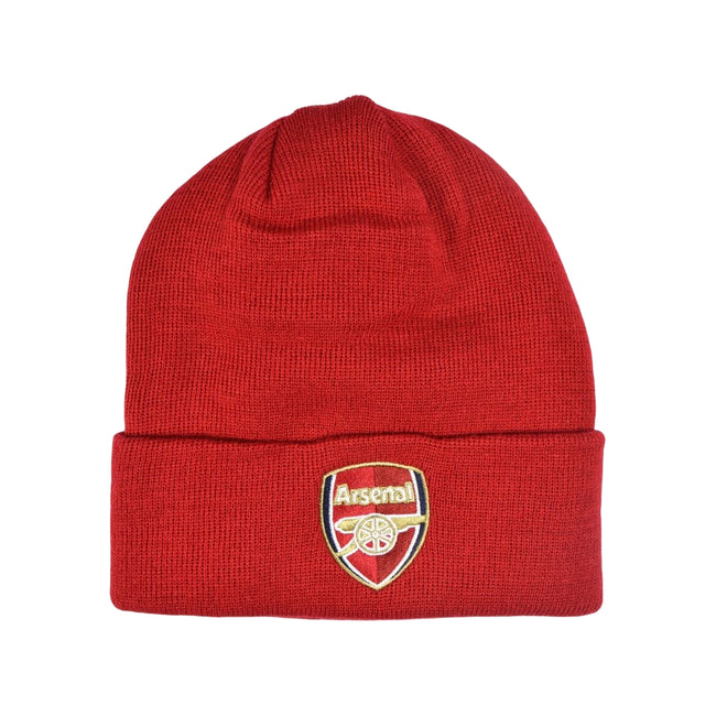 Light Red - Front - Arsenal FC Crest Beanie