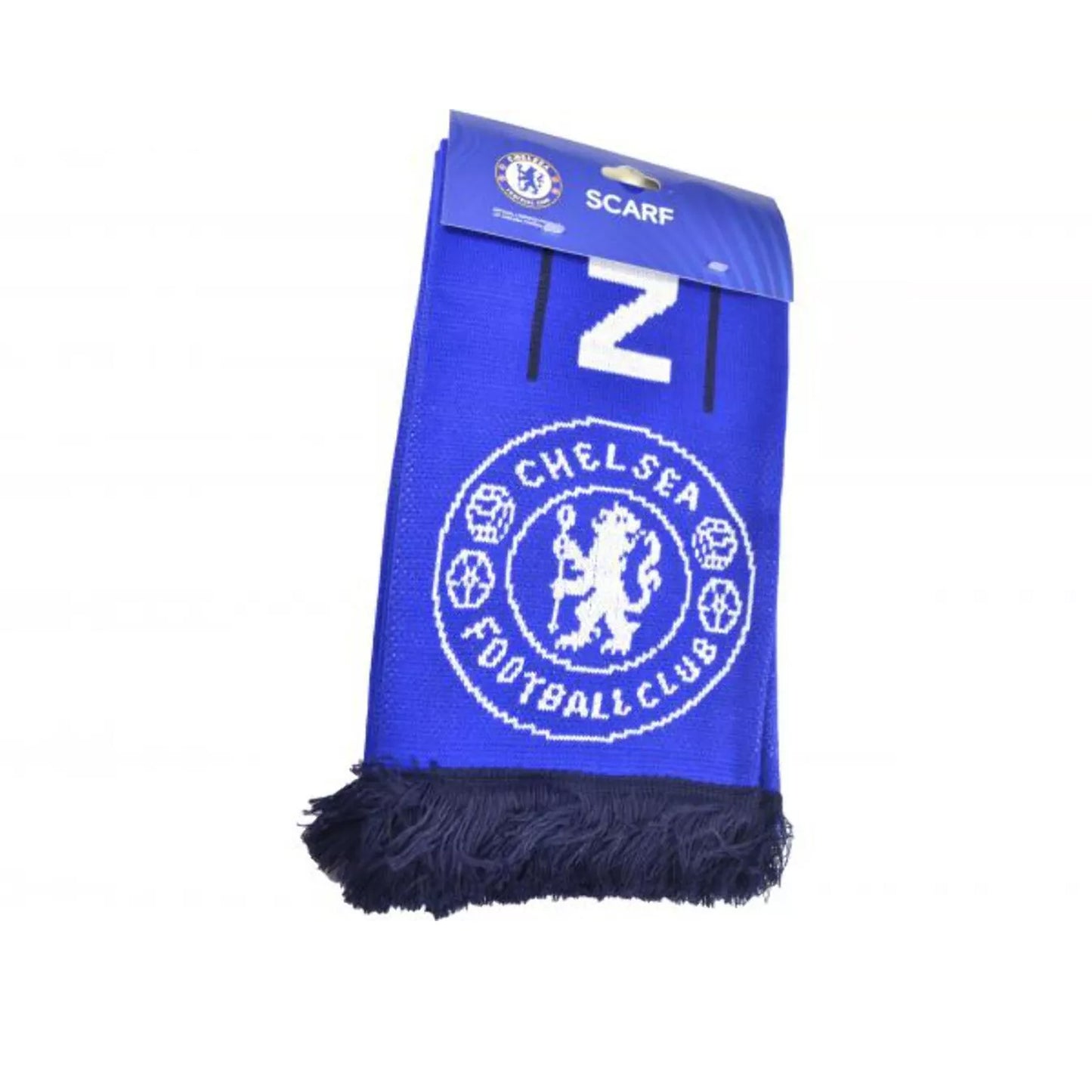 Blue-White - Side - Chelsea FC Pride Of London Jacquard Knitted Scarf