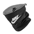 Grey Heather-Black-White - Back - Nike Club Reversible Fleece Neck Warmer