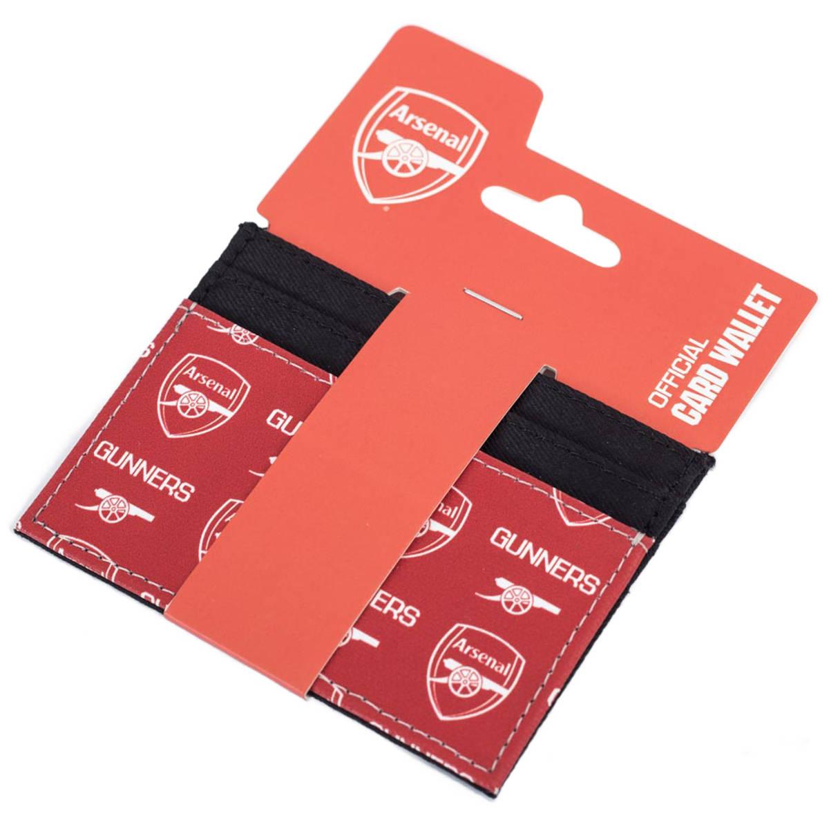 Red-White - Side - Arsenal FC Gunners Crest Card Holder