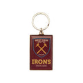 Maroon-Blue-Yellow - Front - West Ham United FC Irons 1895 Keyring