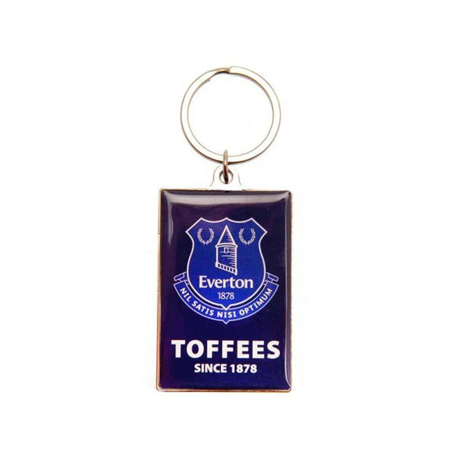 Blue-White - Front - Everton FC Toffees Since 1878 Keyring