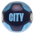 Sky Blue-Blue-White - Back - Manchester City FC Printed Signature Mini Football
