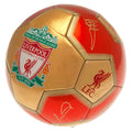 Red-Gold - Front - Liverpool FC Printed Signature Mini Football