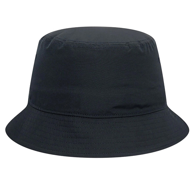 Navy - Back - Manchester United FC Mens New Era Woven Rubber Badge Bucket Hat
