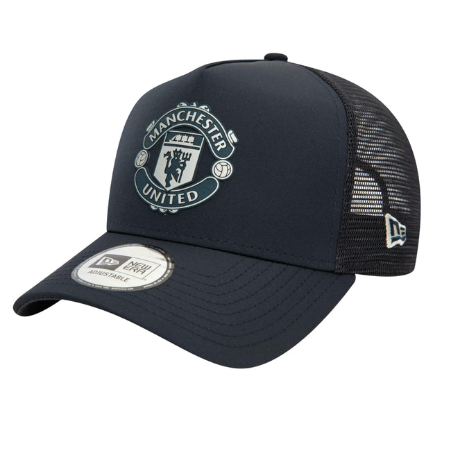 Blue - Front - Manchester United FC One Love 9Forty New Era Adjustable Baseball Cap
