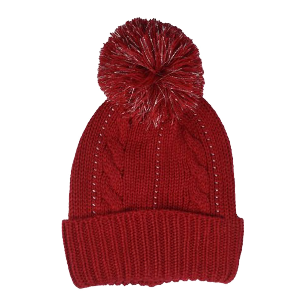 Red - Back - Liverpool FC 47 Turn Up Beanie