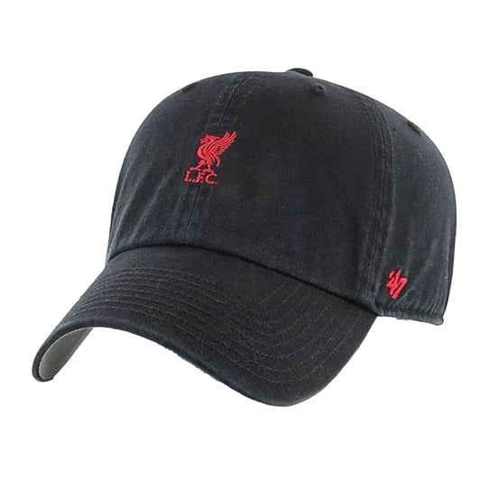 Black-Red - Front - Liverpool FC MVP 47 Relaxed Fit Baseball Cap
