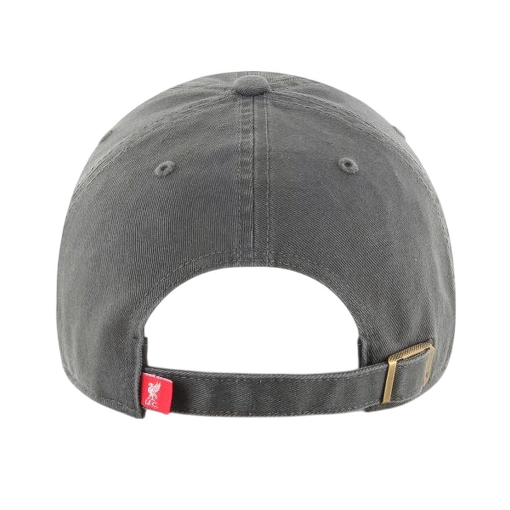 Charcoal - Back - Liverpool FC Clean Up 47 Relaxed Fit Baseball Cap