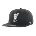 Black-White - Front - Liverpool FC No Shot Captain 47 Snapback Cap