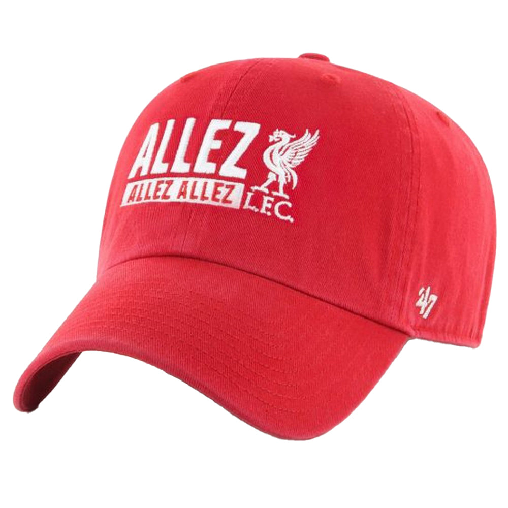 Red-White - Back - Liverpool FC Clean Up 47 Relaxed Fit Baseball Cap