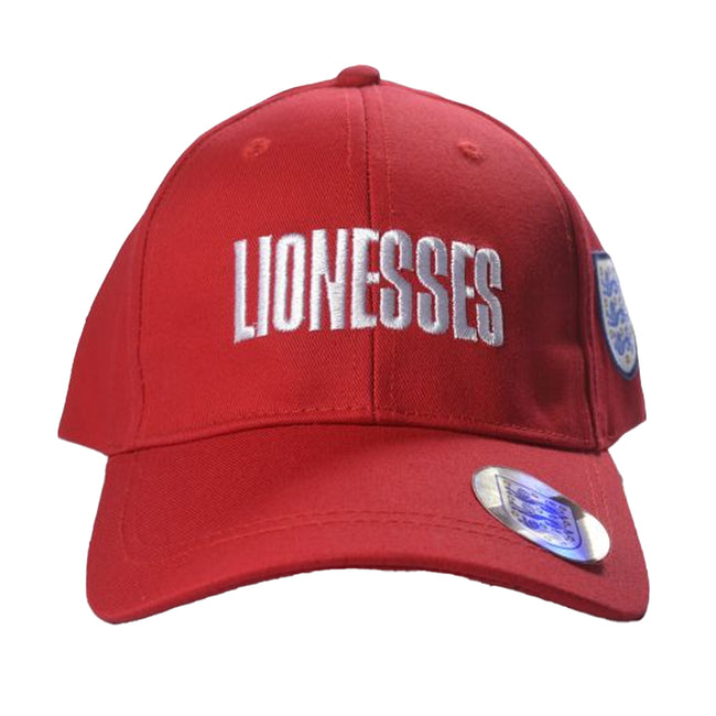 Red - Side - England FA Lionesses Baseball Cap