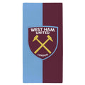 Claret-Sky - Front - West Ham United FC Crest Beach Towel