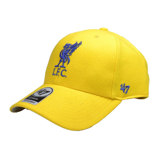 Yellow - Front - Liverpool FC MVP Crest 47 Baseball Cap