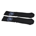 Black-White - Front - Manchester City FC Unisex Adult Logo Socks