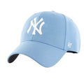 Columbia Blue - Front - 47 MVP New York Yankees Snapback Baseball Cap