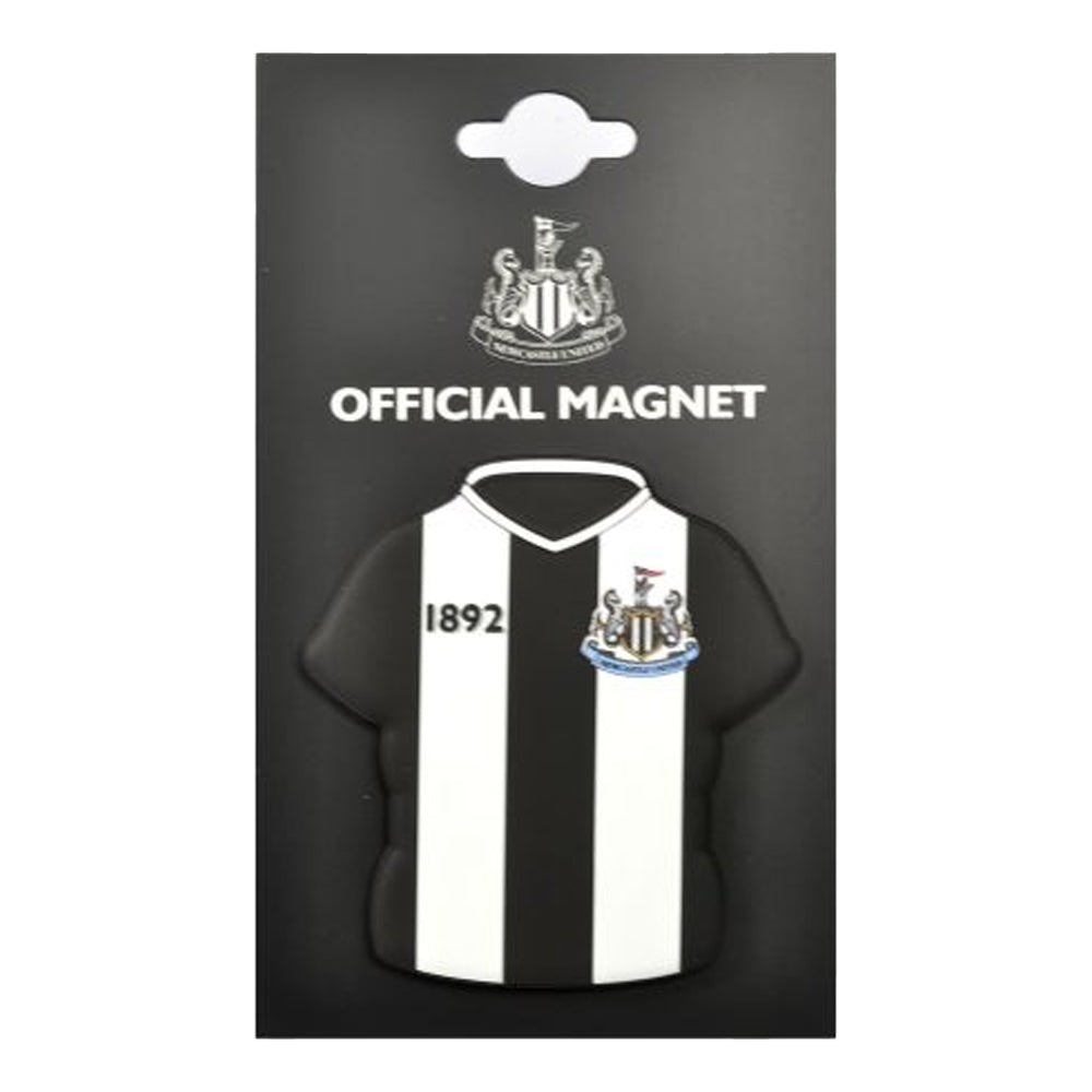 Black-White - Back - Newcastle United FC Football Shirt Fridge Magnet