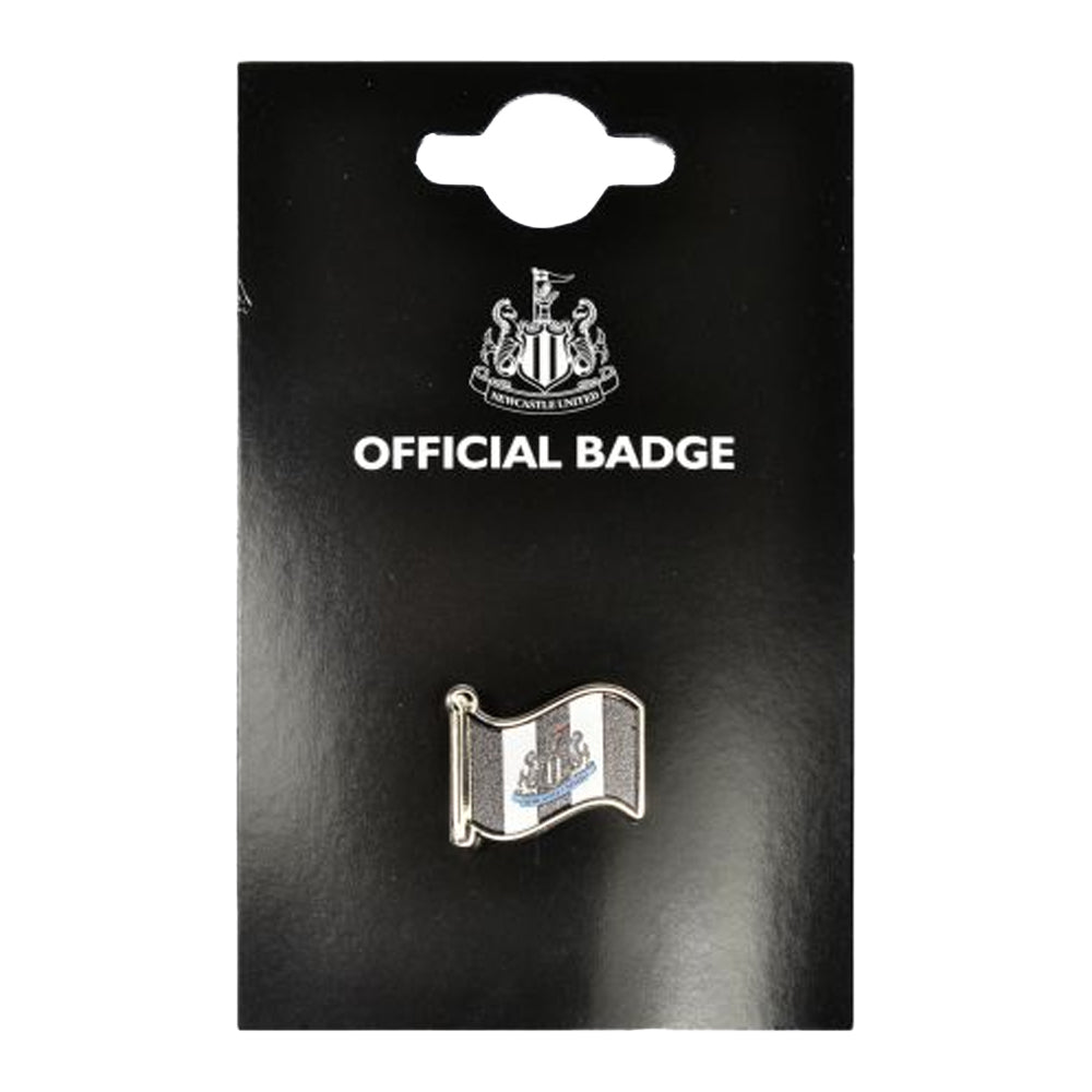 Black-White - Back - Newcastle United FC Enamel Flag Badge