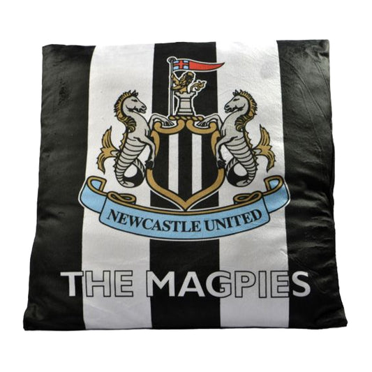 Black-White - Front - Newcastle United FC St James Park Stadium Filled Cushion
