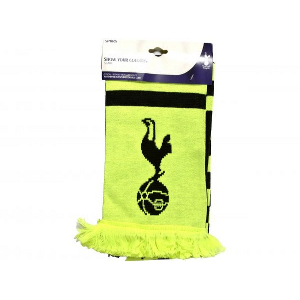Neon Green-Black - Side - Tottenham Hotspur FC Spurs Reversible Scarf