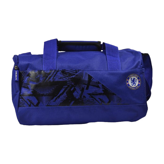 Royal Blue-Black - Front - Chelsea FC Fusion Small Duffle Bag