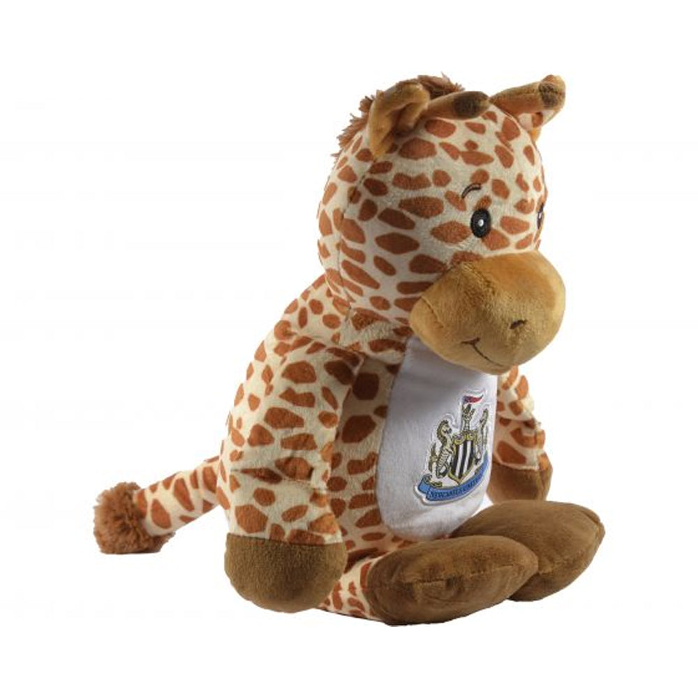 Brown-White - Side - Newcastle United FC Zoo Crew Lofty Giraffe Plush Toy