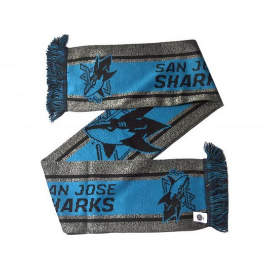 Green-Black - Front - San Jose Sharks NHL Logo Scarf